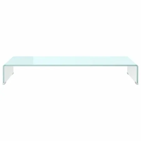  Stativ TV/Suport monitor, sticlă, verde, 90 x 30 x 13 cm