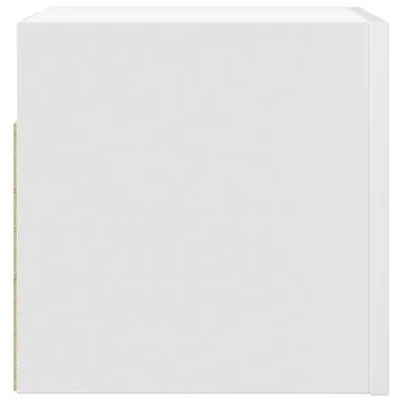  Dulapuri TV montate pe perete, 2 buc., alb, 30,5x30x30 cm
