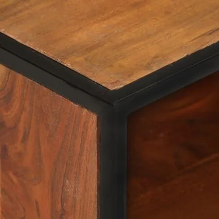  Comodă TV, 110x30x45, lemn masiv de acacia