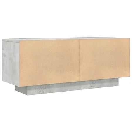  Comodă TV, gri beton, 100x35x40 cm, lemn prelucrat