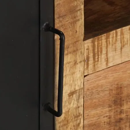 Comodă TV, 110x31x46, lemn de mango nefinisat