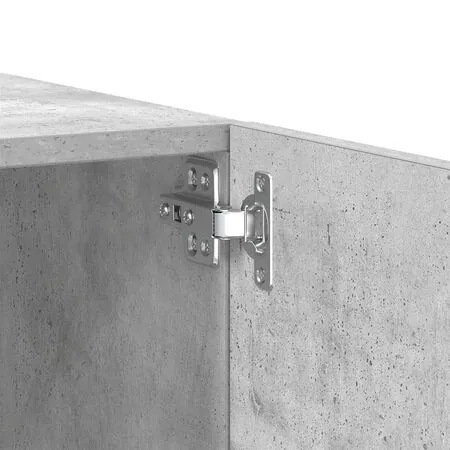  Comodă TV, gri beton, 100x35x40 cm, lemn prelucrat