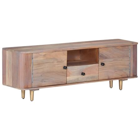  Comodă TV, 118x30x40 cm, lemn masiv de acacia