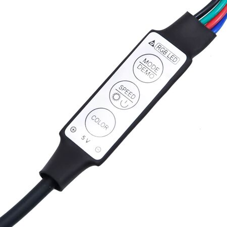  Comodă TV cu lumini LED, stejar sonoma, 120x30x50 cm