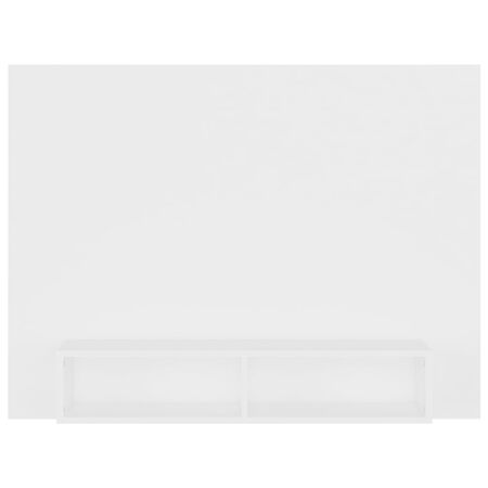  Comodă TV de perete, alb, 120x23,5x90 cm, PAL