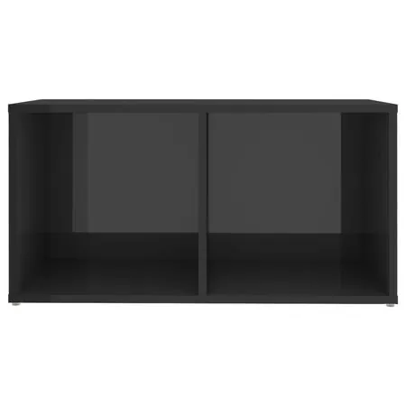  Set de dulapuri TV, 6 piese, gri extralucios, lemn prelucrat