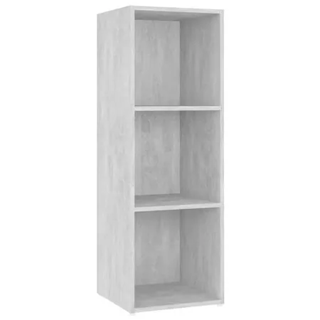  Dulapuri TV, 2 buc gri beton, 107x35x37 cm, lemn prelucrat