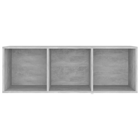  Dulapuri TV, 2 buc gri beton, 107x35x37 cm, lemn prelucrat