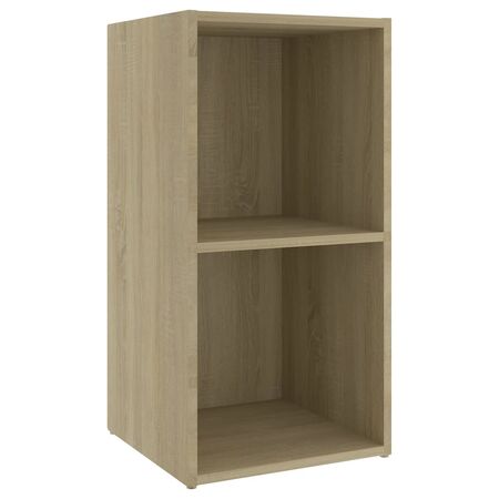  Dulapuri TV 2 buc., stejar Sonoma,72x35x36,5 cm, lemn prelucrat