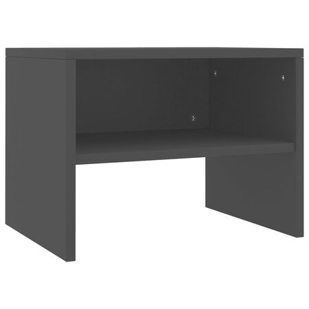  Noptiere, 2 buc., negru, 40x30x30 cm, lemn prelucrat