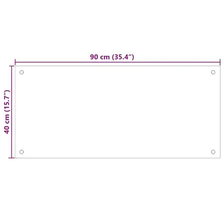  Panou antistropi de bucătărie, negru 90x40 cm sticlă securizată