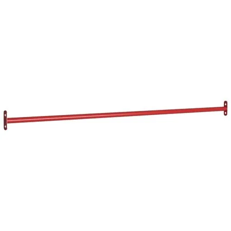  Bare de rotire, 2 piese, roșu, 125 cm, oțel