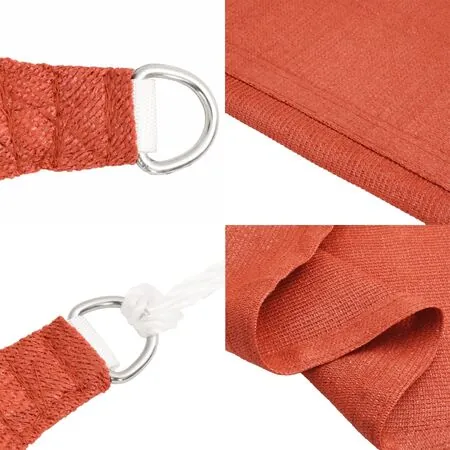  Pânză parasolar, cărămiziu, 4x6 m, HDPE, 160 g/m²