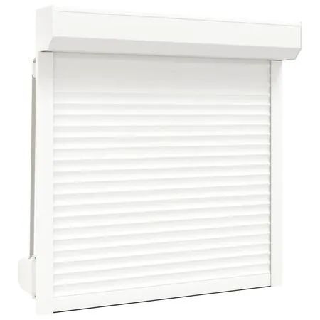  Oblon rulant, alb, 100 x 100 cm, aluminiu