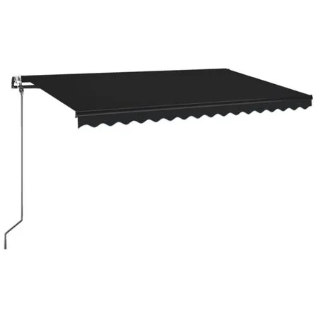  Copertină retractabilă automat, antracit, 450x350 cm