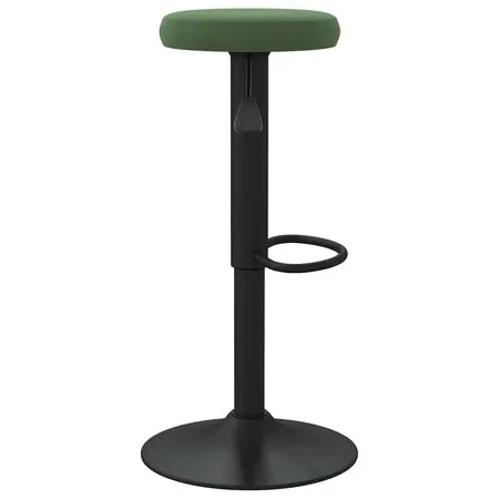 Scaune de bar, 2 buc., verde închis, catifea
