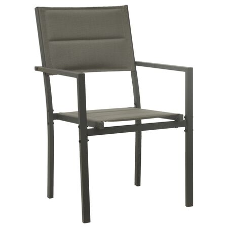  Set mobilier de exterior, 3 piese, oțel