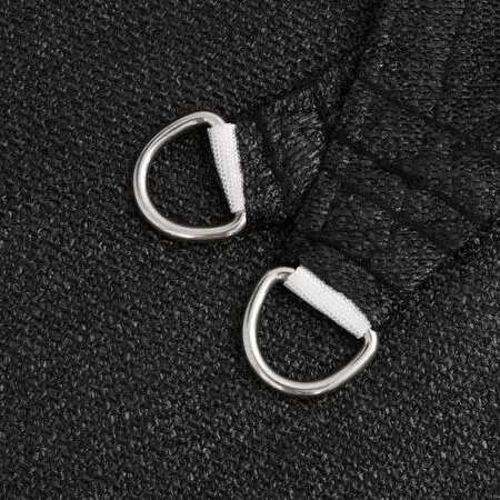  Pânză parasolar, negru, 3x3 m, HDPE, 160 g/m²