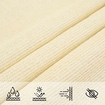  Pânză parasolar, crem, 3/4x2 m, HDPE, 160 g/m²