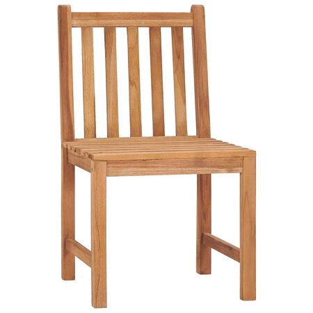  Set de mobilier de grădină cu 5 piese, 140x80 cm, lemn masiv de tec