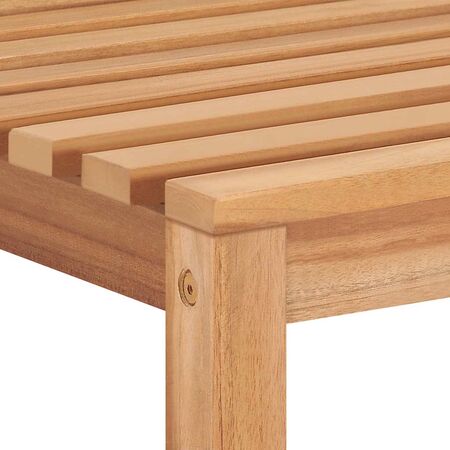  Set de mobilier de grădină cu 5 piese, 140x80 cm, lemn masiv de tec