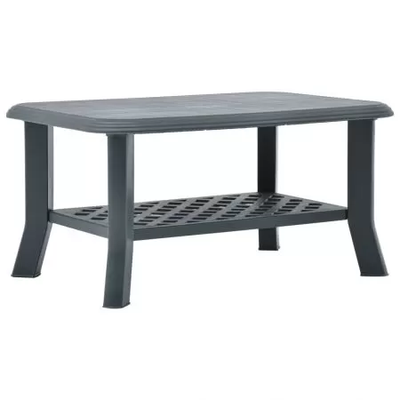  Măsuță de cafea, verde, 90 x 60 x 46 cm, plastic