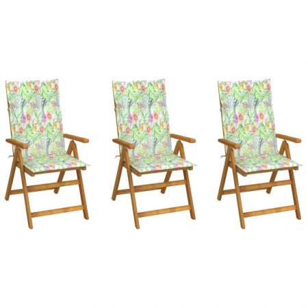 Set 3 bucati scaune gradina pliabile, multicolor
