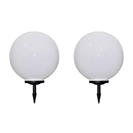  Lămpi de exterior pentru alee LED 2 buc. 50 cm, cu țăruș de sol