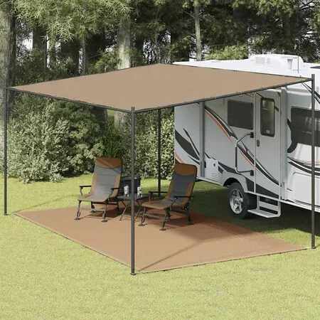 Covor pentru cort, gri taupe, 300x600 cm