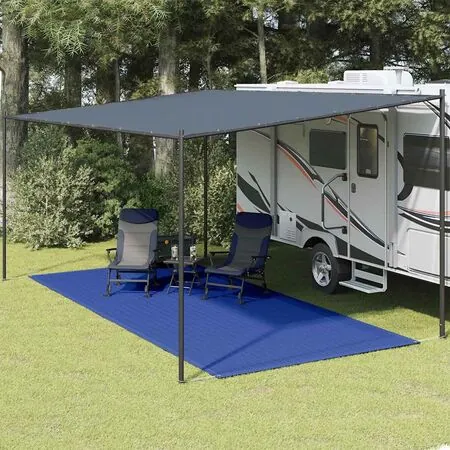  Covor pentru cort, albastru, 250x500 cm