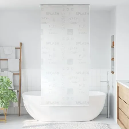  Roletă perdea de duș 120x240 cm Imprimeu Splash