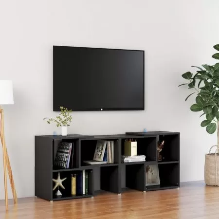 Comoda TV, negru, 104 x 30 x 52 cm