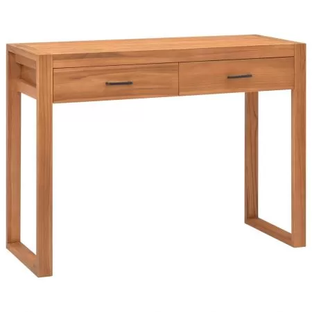 Birou cu 2 sertare, maro, 100 x 40 x 75 cm