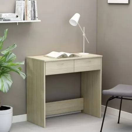  Birou, stejar sonoma, 80 x 40 x 75 cm, lemn prelucrat