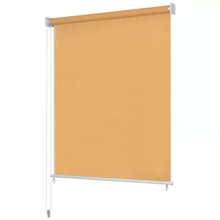 Jaluzea tip rulou de exterior 350 x 140 cm bej, bej, 350 x 140 cm