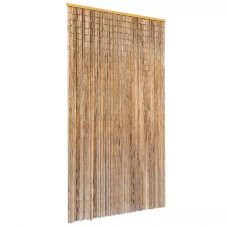  Perdea de ușă pentru insecte, bambus, 100x220 cm