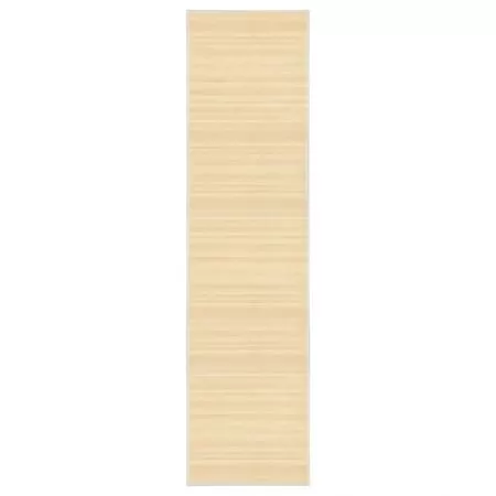 Covor din bambus, maro deschis, 80 x 300 cm