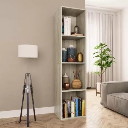  Bibliotecă/Dulap TV, stejar sonoma, 36x30x143 cm lemn prelucrat