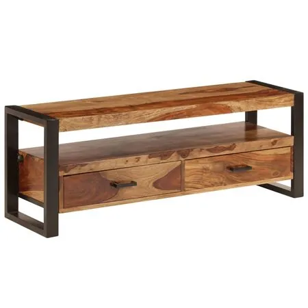  Comodă TV, 120 x 35 x 45 cm, lemn masiv de acacia