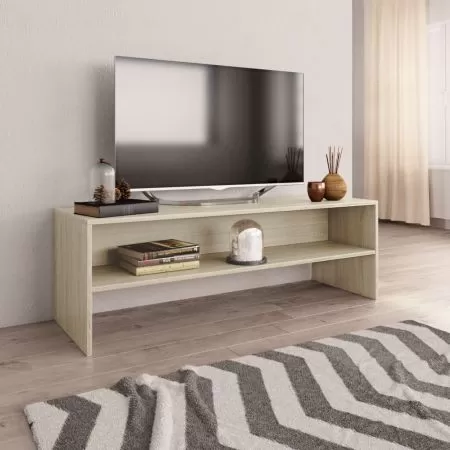  Dulap TV, stejar sonoma, 120x40x40 cm, lemn prelucrat