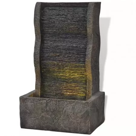  Fântână de interior din polirășină cu iluminare LED