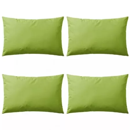  Perne de exterior, 4 buc., verde măr, 60 x 40 cm