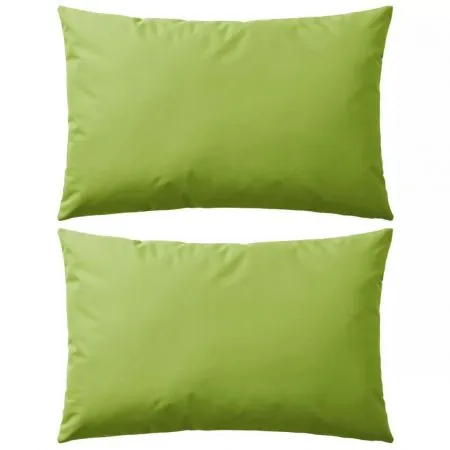  Perne de exterior, 2 buc., verde măr, 60 x 40 cm