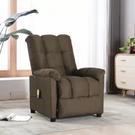  Fotoliu de masaj, maro, material textil