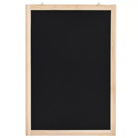 Tablă neagră pentru perete, 40 x 60 cm, lemn de cedru
