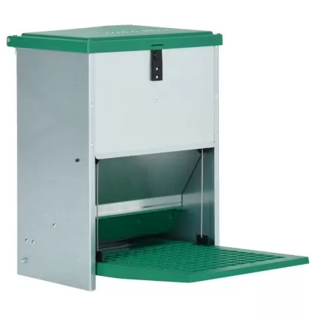  Dozator automat de hrană pentru păsări de curte cu banda 12 kg