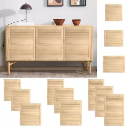  Ușă de dulap cu design lambriu, 61,5x59,4 cm, lemn masiv de pin
