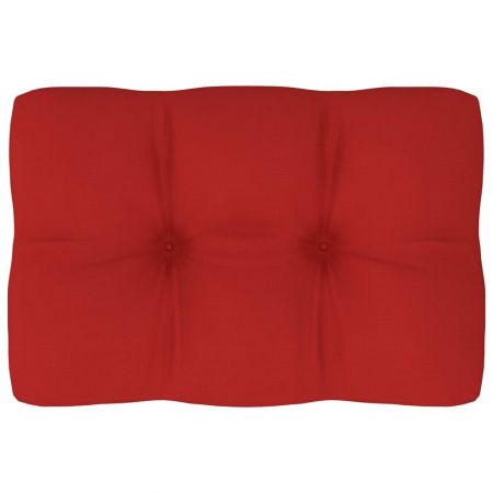 Perna pentru canapea din paleti, rosu, 60 x 40 x 10 cm