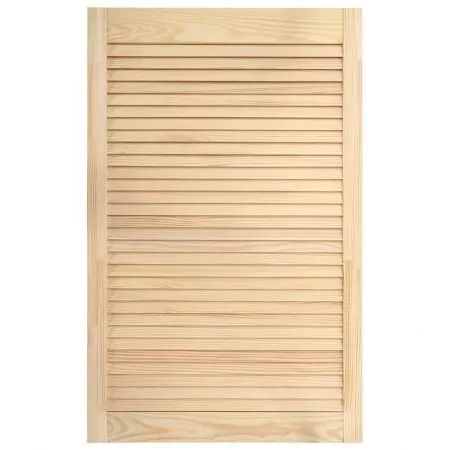 Uși lamelare, 4 buc., 99,3x59,4 cm, lemn masiv de pin