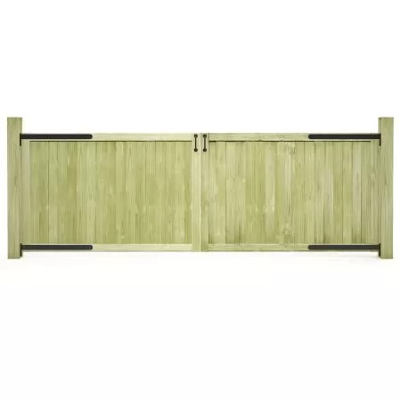 Set 2 bucati porti de gradina, verde, 300 x 100 cm